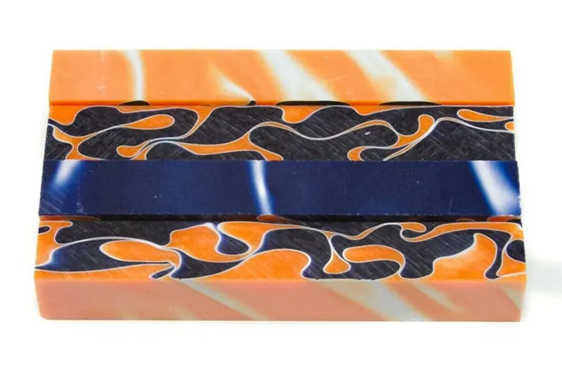 Denver Swirl Acrylic Pen Blank 3/4"X3/4"X3" Btwpbm1248 1Pc Short 1