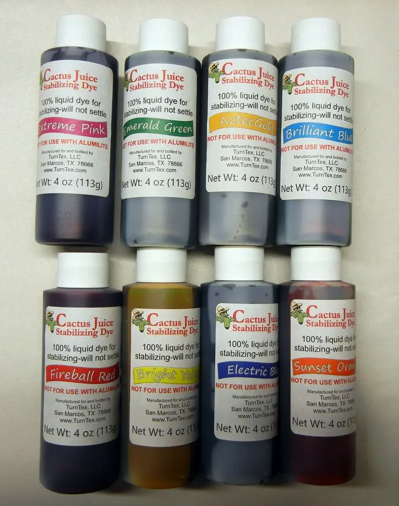 Electric Blue Cactus Juice Stabilizing Dye 4 Oz Net Weight By Turntex Woodworks 1