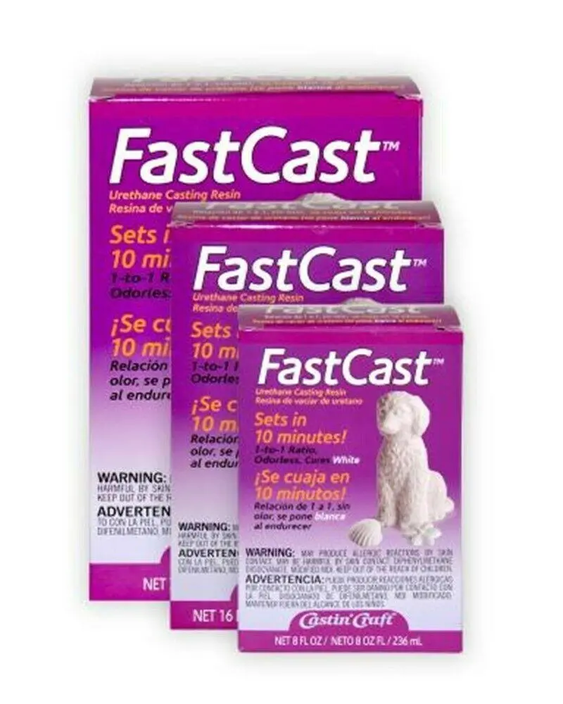 Eti Fastcast™ Urethane Casting Resin -- Sets In 10 Minutes! 8 Oz Kit 1