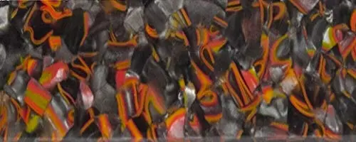 Fractured Lava Btw53rg Acrylic (1 Pc) Ring Blank 1/2" X 1 1/2" X 1 1/2" 1