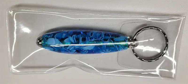 Fractured Topaz Acrylic Key Chain 1