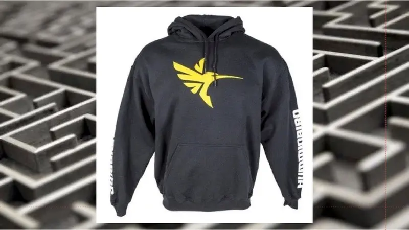 Humminbird Black Logo Hoodie 1