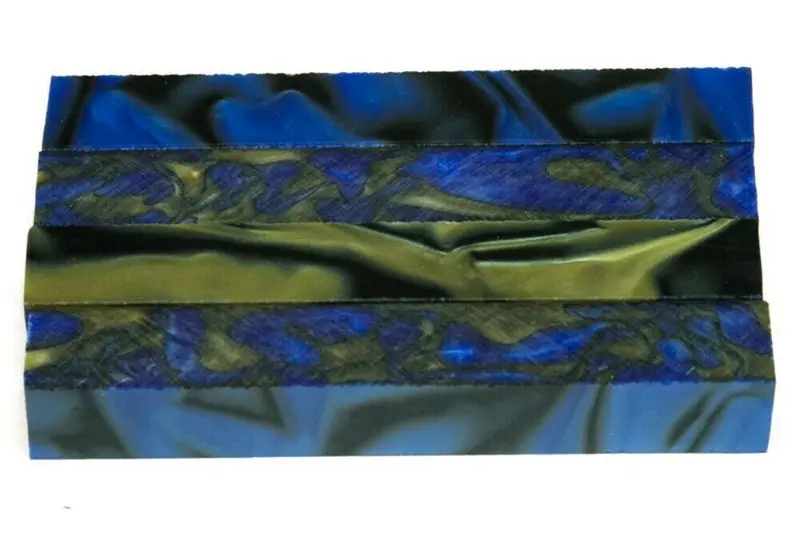 Kings Blue Acrylic Pen Blank 3/4"X3/4"X3" Btwpbm1304 1Pc Short 1