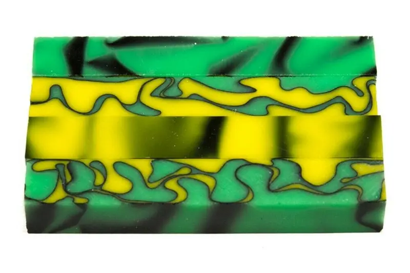 Lemon Lime Acrylic Pen Blank 3/4"X3/4"X3" Btwpbm1312 1Pc Short 1