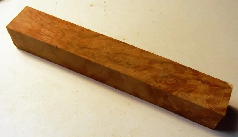 Mallee Brown  Burl (1 Pc) Pen Blank 3/4"Sq X 5" - 0992 1