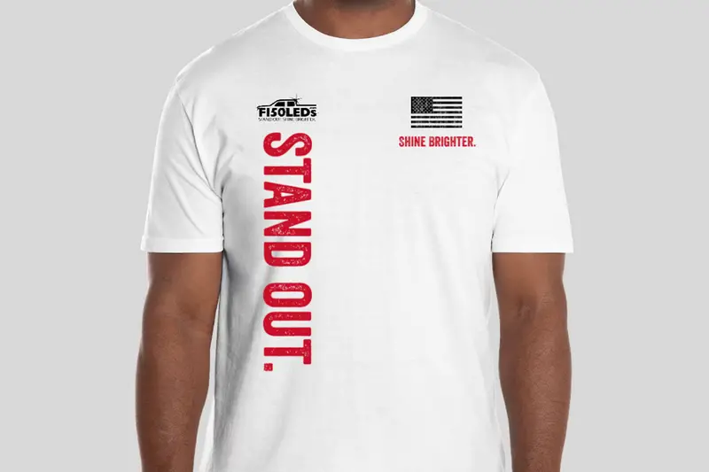 Mens Stand Out T-Shirt - White 1