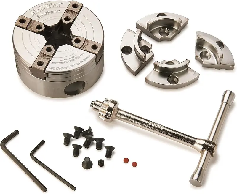 Nova 48287 G3 Lite Reversible Wood Turning Chuck With Js50n Jaw 1