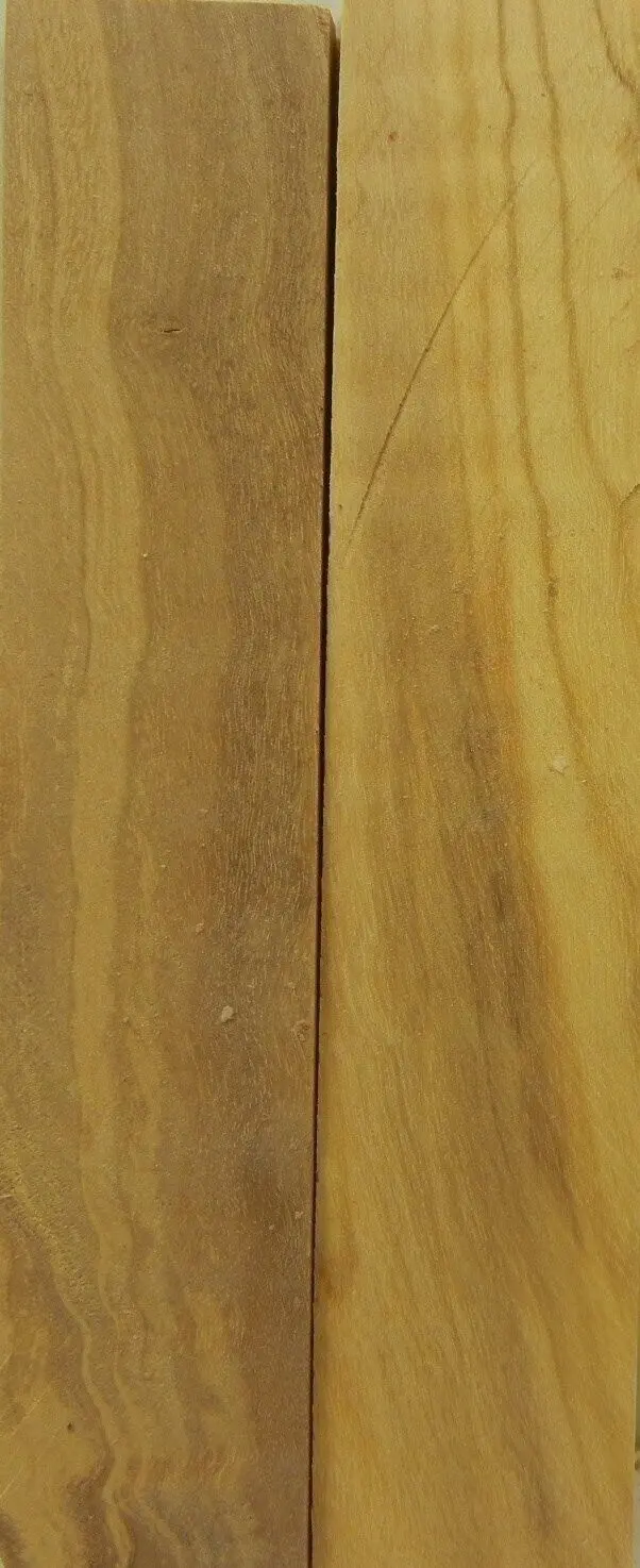 Olive Italian (2 Pc) Mini Knife Scales  3/16" X 1" X 6"    --1 1