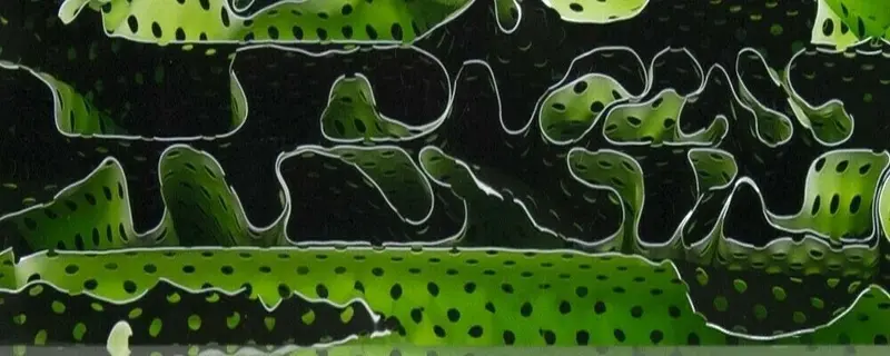 Olive Water Mesh Btw82ksl Acrylic (1 Pc) Knife Scale 3/8" X 1 1/2" X 5" 1