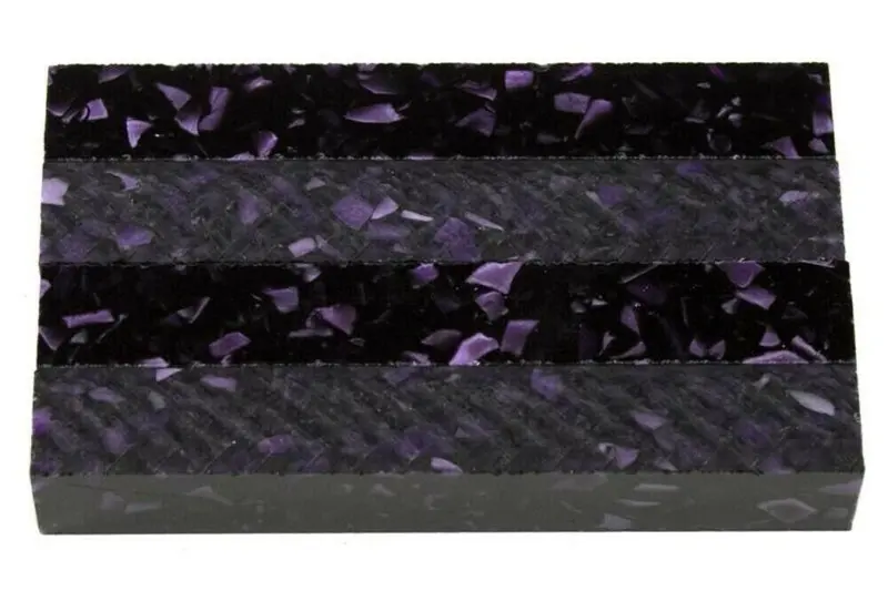 Orchid Pebble Acrylic Pen Blank 3/4"X3/4"X3" Btwpbm1339 1Pc Short 1