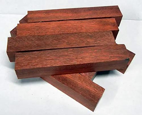 Padauk (1 Pc) Pen/Razor Blank 3/4"Sq X 5" - 0523 1