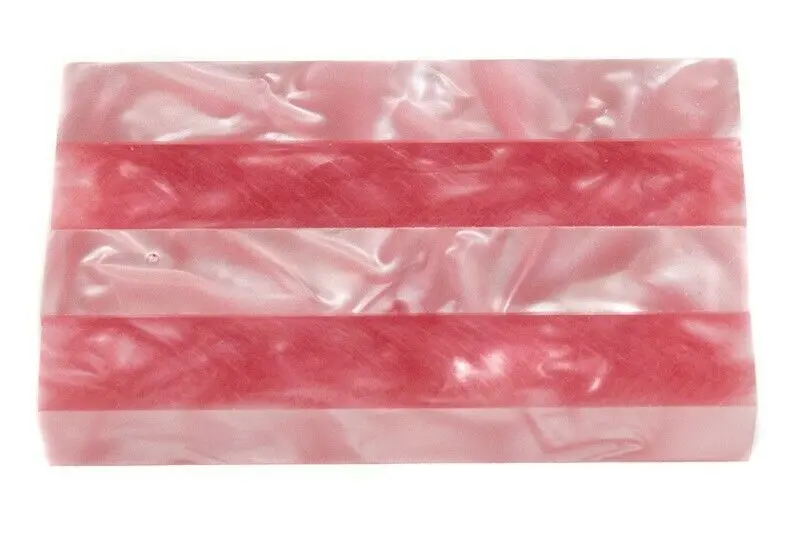 Pink Cloud Acrylic Pen Blank 3/4"X3/4"X3" Btwpbm1116short3 (1 Pc) 1