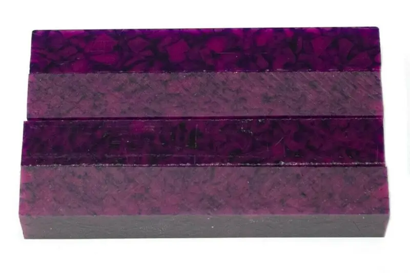Plum Pebble Acrylic Pen Blank 3/4"X3/4"X3" Btwpbm1351 1Pc Short 1