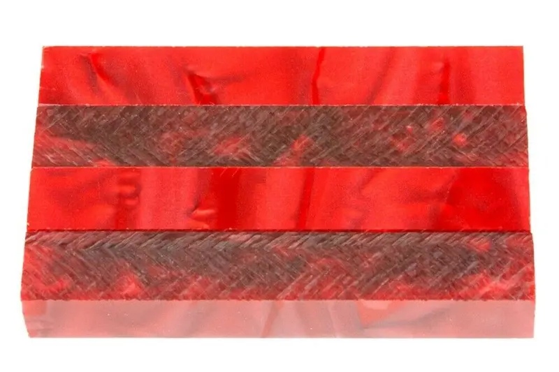 Rage Red Acrylic Pen Blank 3/4"X3/4"X3" Btwpbm1366 1Pc Short 1
