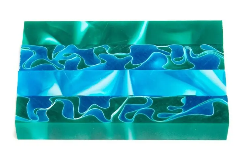 Sea Foam Acrylic Pen Blank 3/4"X3/4"X5" Btwpbm1392 1Pc 1