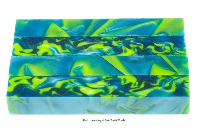 Seaweed Bay Acrylic Pen Blank 3/4"X3/4"X5" (1 Pc) 1