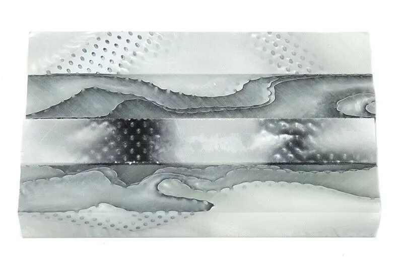 Snow Mesh Acrylic Pen Blank 5/8"X5/8X5" Btwpbm1150_58 (1 Pc) 1