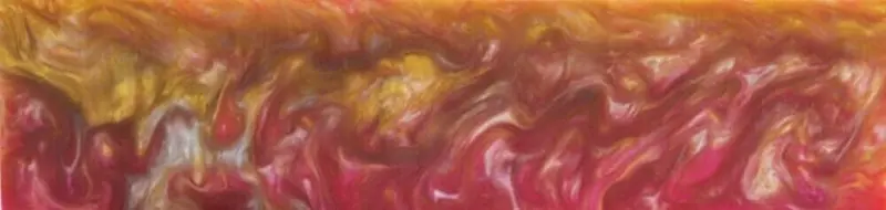 Strawberry Lemonade Acrylester #134 (2 Pc) Knife Scales 3/8" X 1 1/2" X 5" 1