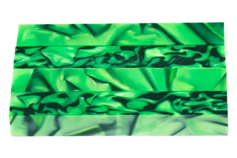 Toxic Sludge Acrylic Pen Blank 3/4"X3/4"X3" Btwpbm1238 1Pc Short 1