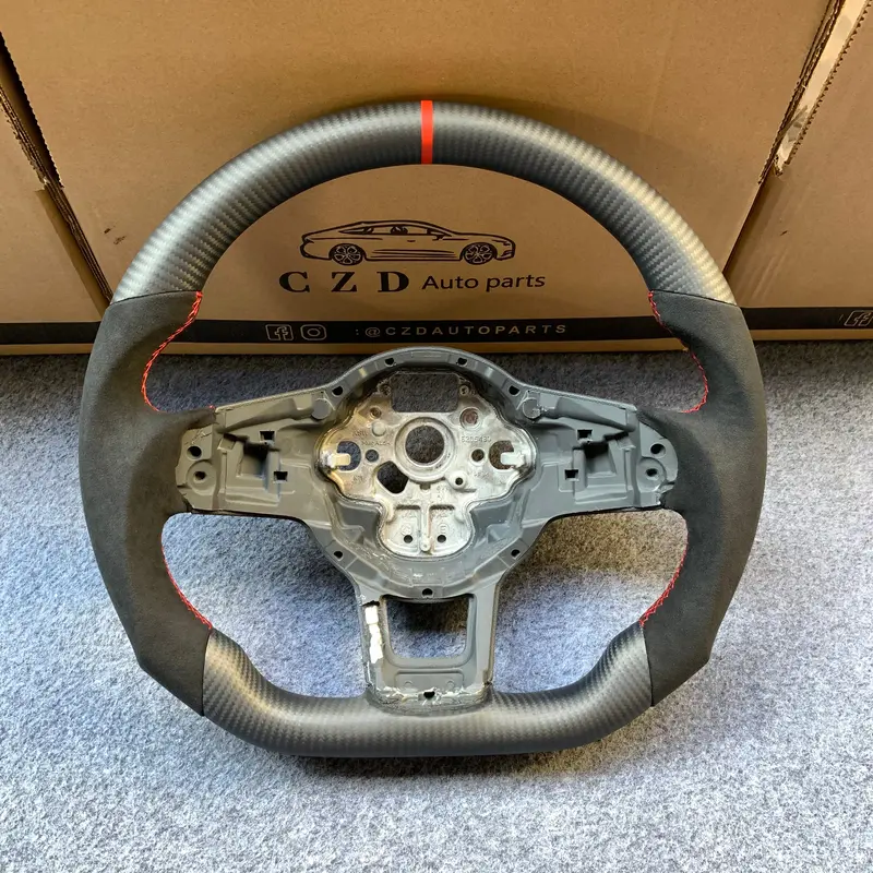 Volkswagen Mk7 Gti 2015 2016 2017 2018 2019 Carbon Fiber Steering Wheel From Czd Auto Parts 1
