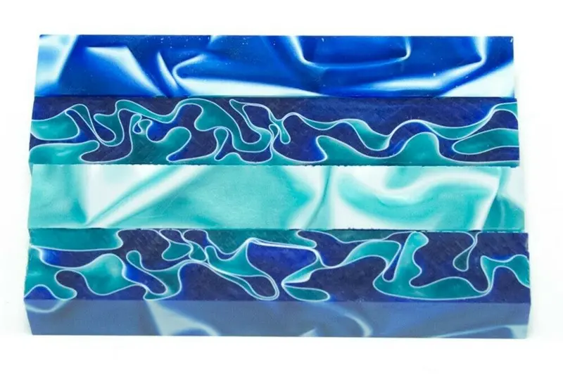 Water Acrylic Pen Blank 3/4"X3/4"X3" Btwpbm1271 1Pc Short 1