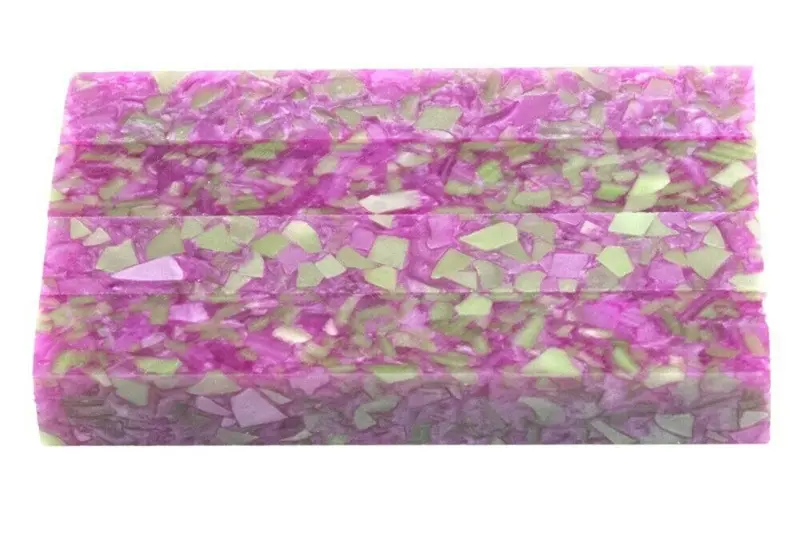 Watermelon Acrylic Pen Blank 3/4"X3/4"X3" Btwpbm1272 1Pc Short 1