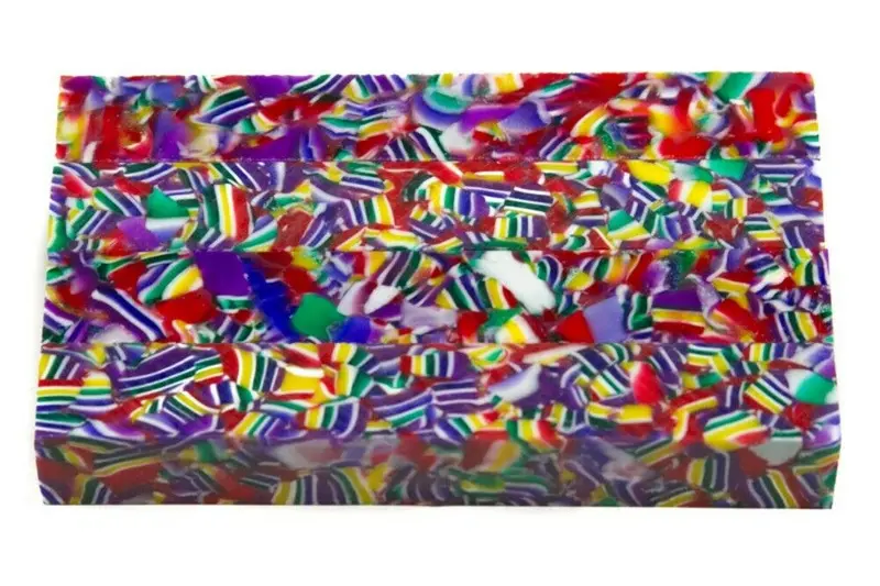 X Waving Flags Acrylic Pen Blank 3/4"X3/4"X5" Btwpbm1303 1Pc 1