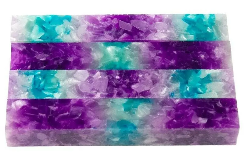 X Winter Blossum Acrylic Pen Blank 3/4"X3/4"X5" Btwpbm1439 (1 Pc) 1