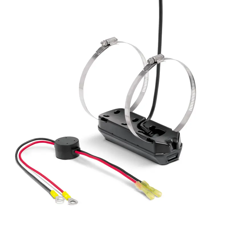 Xtm 9 Hw Mdi T - Helix Mega Di+, Dual Spectrum Chirp W/ Temp Trolling Motor Transducer 1