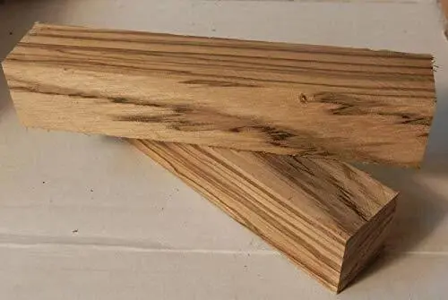Zebrawood (1 Pc) Pen/Reel/Razor Blank 1"Sq X 5" - 0350 1