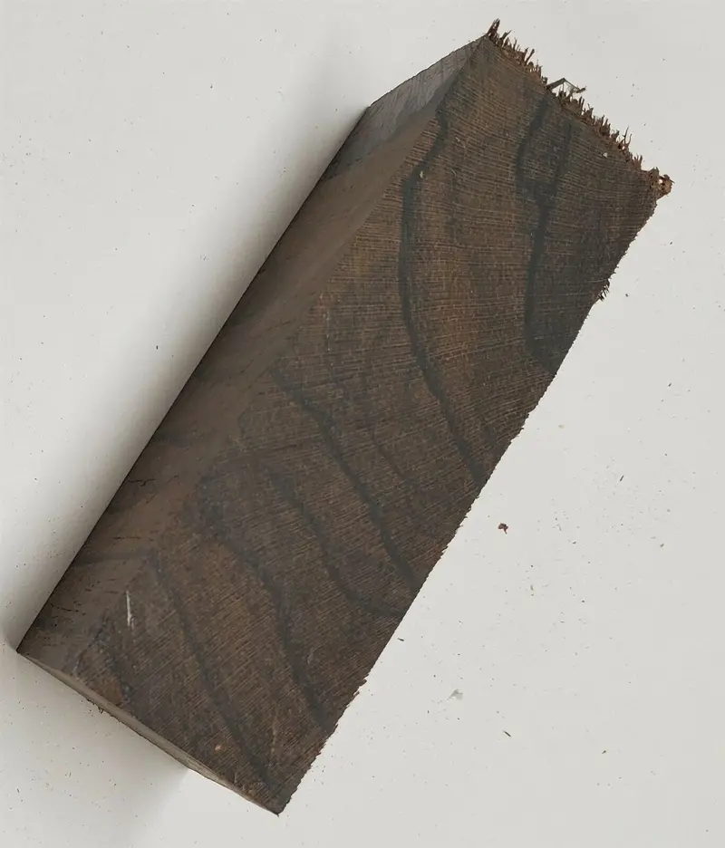 Ziricote Cross Cut (1 Pc) Pen Blank Shorts 1"Sq X 3" - (26) 1