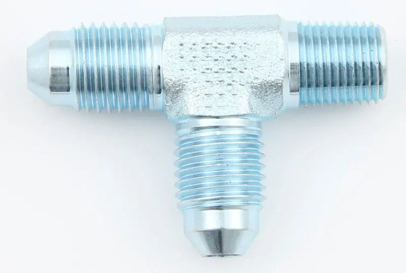 Aeroquip Steel Male Run Tee Fitting – #4 To 1/8" Npt (Fcm2701) 1