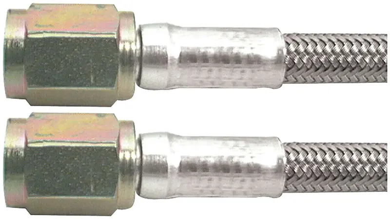 Allstar Performance -3 An Stainless Steel Braided Fuel Line – 22-Inch Length, 5-Pack 1