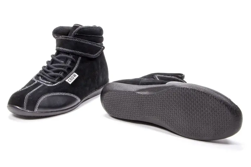 Crow Safety Gear Mid-Height Black Work Shoe – Size 4 1