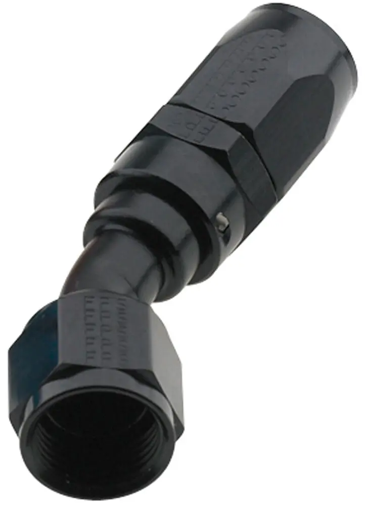 Fragola Pro-Flow 30° An-10 Hose Fitting – Black Anodized 1