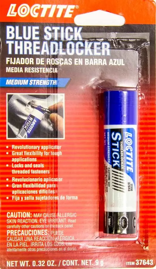 Loctite 37643 Blue Threadlocker Stick — 9G Precision Application 1