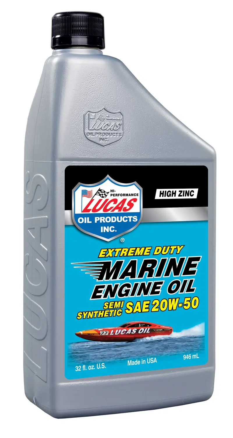 Lucas Oil 10654 Marine Semi-Synthetic Sae 20W-50 Engine Oil 1