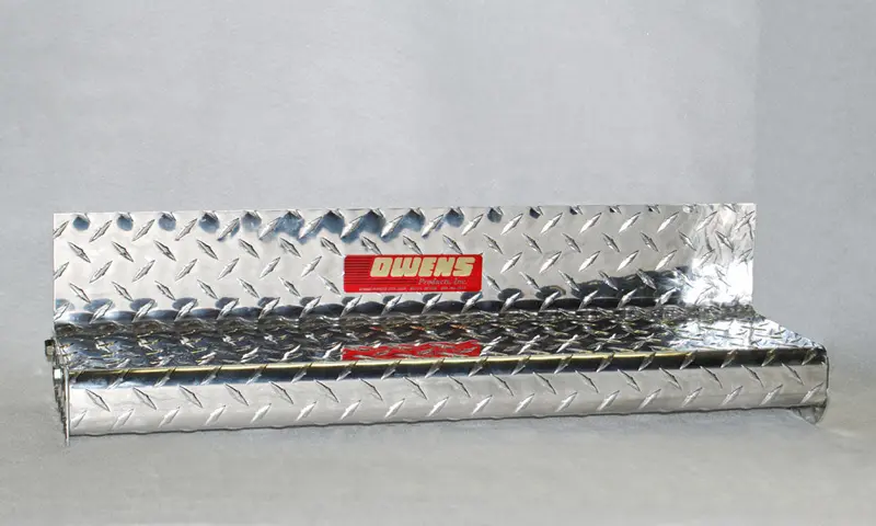 Owens Classic Series Running Boards – 4" Diamond-Plate Aluminum, 102" Length (Oc84102) 1