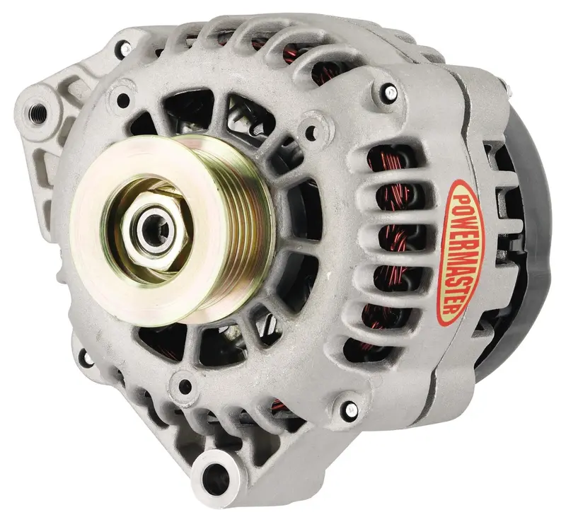 Powermaster 8208 Cs130D Alternator – 115 Amp, Left-Mount, Natural Finish (Replaces 82081) 1