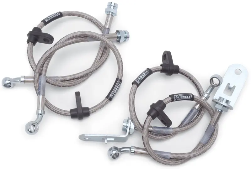 Russell 686550 Dot-Compliant Stainless Steel Brake Line Kit (4-Line Set) 1