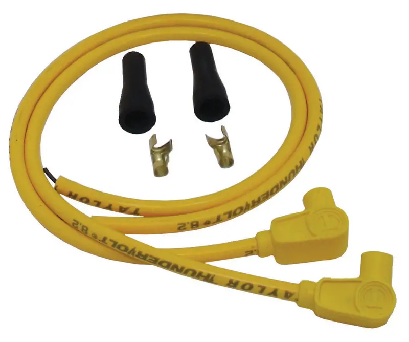 Taylor Cable 12451 Tv-8.2 Yellow Universal 90-Degree Ignition Boot 1
