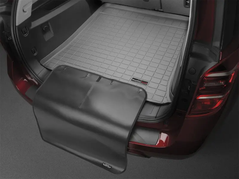 Weathertech 42667Sk Gray Cargo Liner With Rear Bumper Protector For Third-Row Seating 1